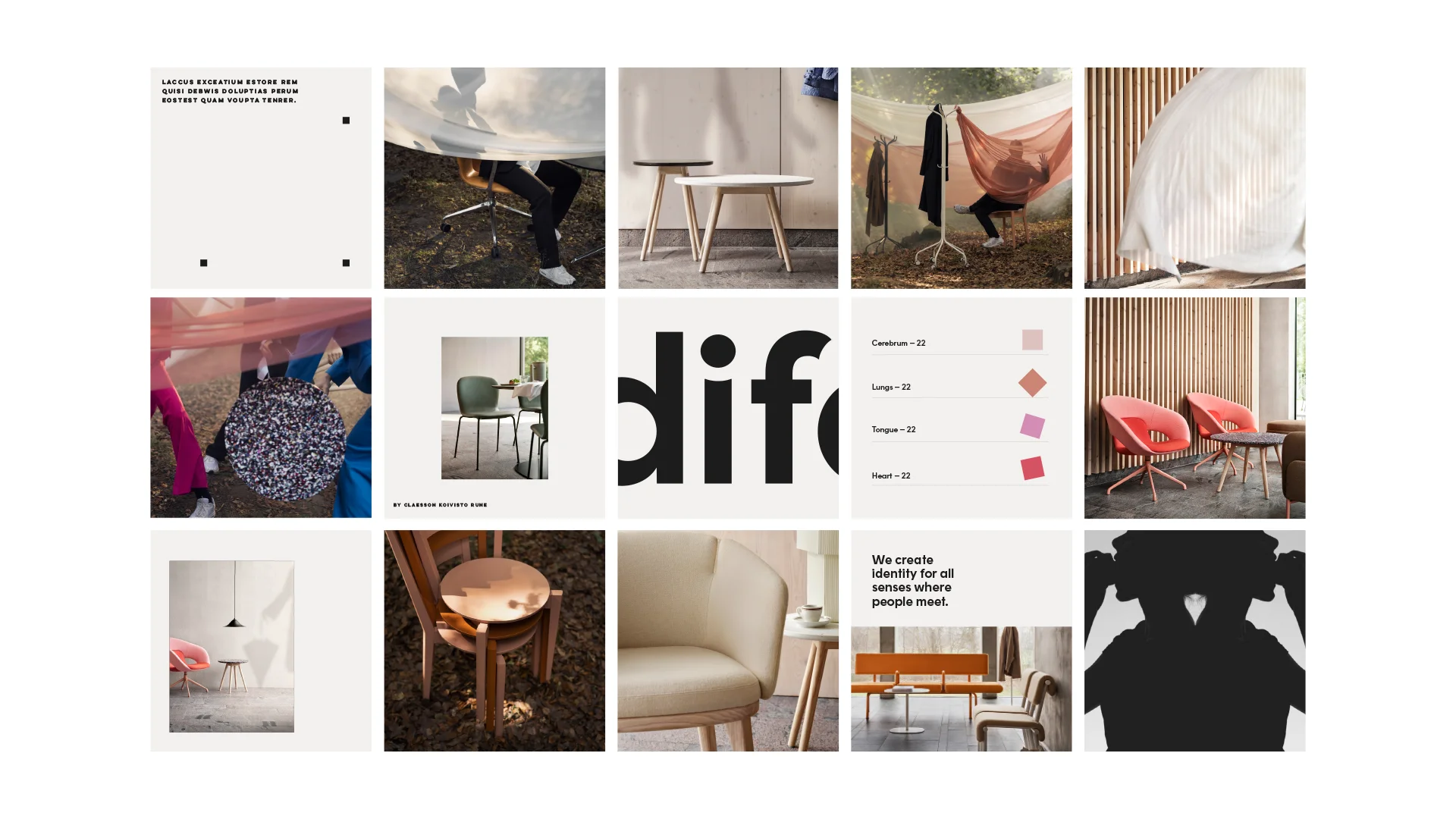 Collage, Skandiform brand manual