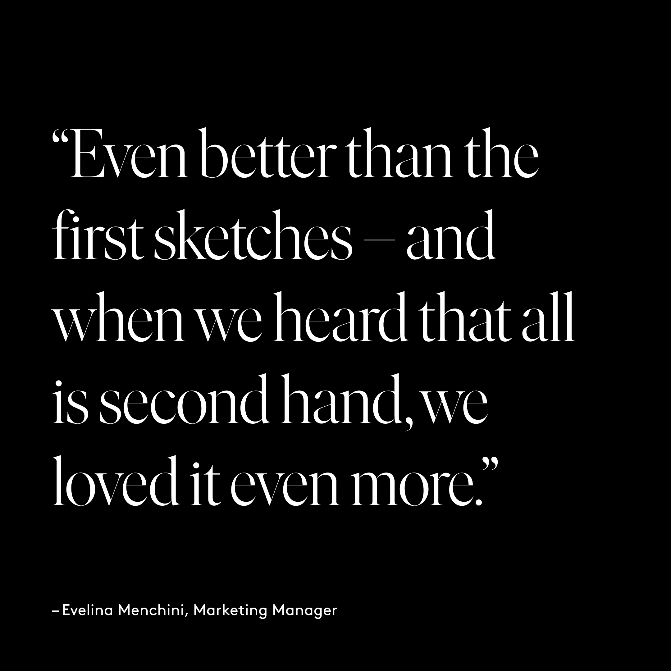 White text about the experience with NWP from the customer - Ny Studio