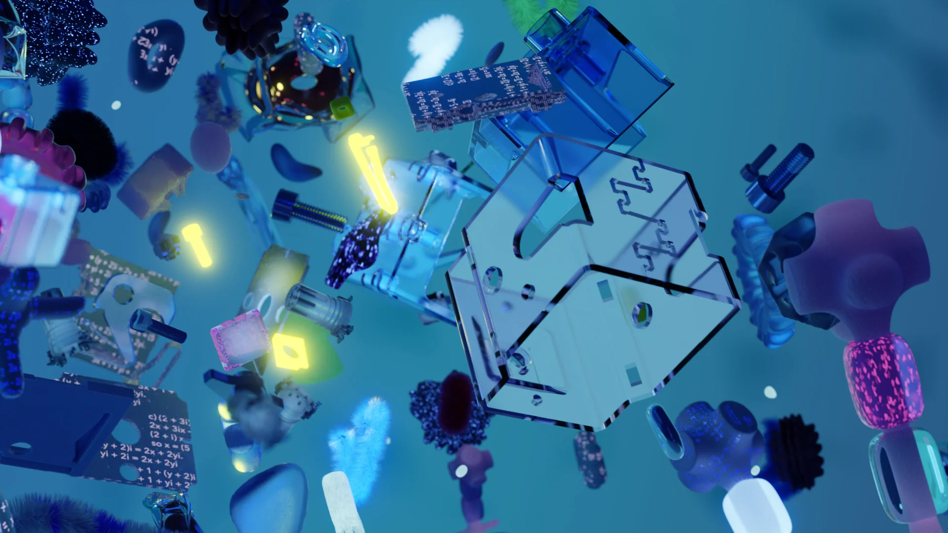 Varumärkesbild, 3D renderad, Troax Panel Detection: Patentsökt teknologi för automatisk övervakning av maskinskydd.